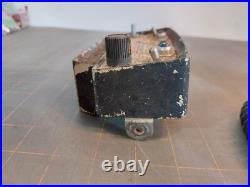 Vintage Motorola Private Line Radio For Parts or Repair Red Blue Lights Mic