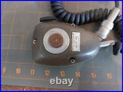 Vintage Motorola Private Line Radio For Parts or Repair Red Blue Lights Mic