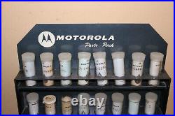 Vintage Motorola Radio Hardware 15 Metal Parts Display Rack Ford Sign