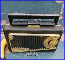 Vintage Motorola Roto-Tenna 56LIA Portable Tube Radio (not working / parts)