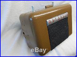 Vintage Motorola car radio with modern stereo