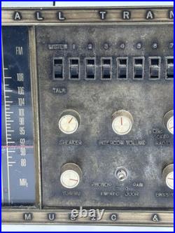 Vintage Music & Sound Model 22/28 AM FM 8-Station Intercom Radio Master Parts