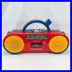 Vintage-My-First-SONY-CFS-2050-Red-Cassette-corder-Boom-Box-Radio-Junk-For-Parts-01-pu