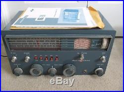 Vintage NC 190 Short Wave Ham Radio National Radio Company Powers Up For Parts