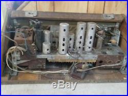Vintage NORMENDE arabella T. Nr. E 820 chasis tube radio parts /repair Estate find