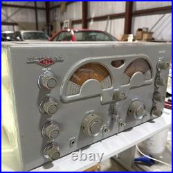 Vintage National Model NC-173 Receiver Radio, Powers On, For Parts, Not Working