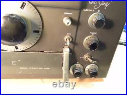 Vintage National NC HRO-60T Ham, Shortwave radio Coil Set E. Parts or Repair