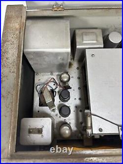 Vintage National Radio Co. NC-173 Communication Radio Receiver Parts or Repair