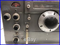 Vintage National Radio Model HRO-50T1 For Parts Or Repair