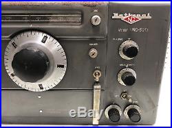 Vintage National Radio Model HRO-50T1 For Parts Or Repair
