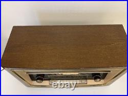 Vintage Nordmende Carmen 56 German Tube Radio. As Is Parts Only. Lights Up