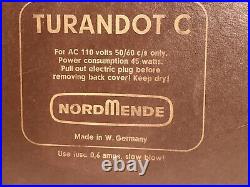 Vintage Nordmende Turandot C Display Radio FM BC SW1 SW2 Made In W Germany PARTS