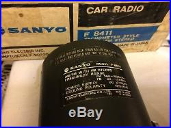 Vintage Nos Sanyo Car Radio Tachometer Style Am/fm/fm Stereo Hot Rod Dash Mount