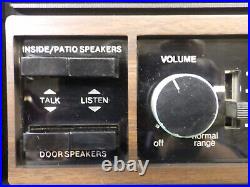 Vintage Nutone Intercom/Radio/Speaker panel 1970s 1980s Untested/Parts