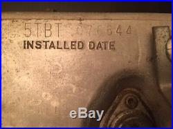 Vintage OEM 64 65 1966 Ford F100 F250 Truck Early Bronco Radio Face Plate Bezel