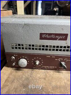 Vintage Old Challenger Amplifier Co Model CH18 Electric Radio Receiver Parts USA