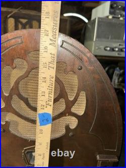 Vintage Old Rare Superheterodyne U. S. Gloritone Tube Radio Wood Cathedral Parts