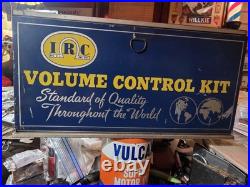 Vintage Original Antique Lrs Radio Stereo Metal Volume Control Parts Cabinet