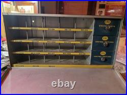 Vintage Original Antique Lrs Radio Stereo Metal Volume Control Parts Cabinet