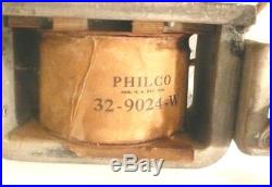 Vintage PHILCO 116-127 RADIO part Working FIELD COIL SPEAKER -10 & 7/8