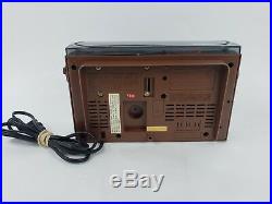 Vintage Panasonic Back To The Future RC-6015 Flip Alarm Clock Radio For Parts