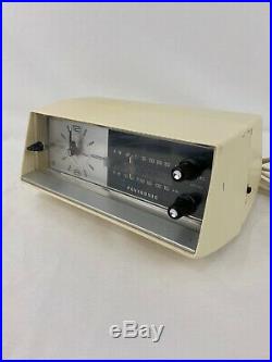 Vintage Panasonic Clock Radio Model RC-7119 FOR PARTS OR REPAIR