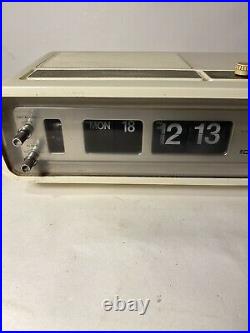 Vintage Panasonic Model RC- 6551 FM-AM Clock Radio As Is For Parts Or Repair