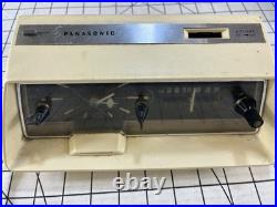 Vintage Panasonic RC-1119 AM Clock Radio Space Age Tested Working Parts/Repair