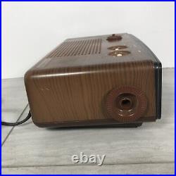 Vintage Panasonic RC-6030 Flip Clock Radio PARTS ONLY Simulated Wood Cabinet