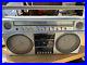 Vintage-Panasonic-RX-5085-boombox-For-parts-repair-powers-on-Radio-Works-01-ipew
