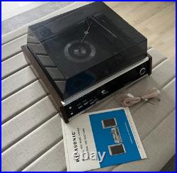 Vintage Panasonic SE1519 Turntable Record Player AM FM Repair or Parts Read Desc