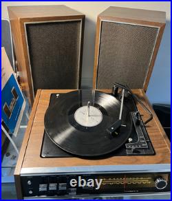 Vintage Panasonic SE1519 Turntable Record Player AM FM Repair or Parts Read Desc