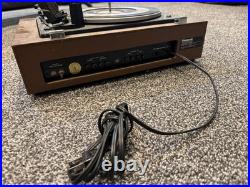 Vintage Panasonic Sd-85 Fm/am/record Player Unit For Parts! Used Powers On