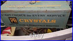 Vintage Peterson Radio Crystals Parts Box Crystal Radio Parts Box