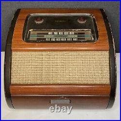 Vintage Philco 46-1201 Bing Crosby Front Loading Record Player Radio FOR PARTS