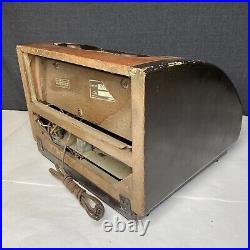 Vintage Philco 46-1201 Bing Crosby Front Loading Record Player Radio FOR PARTS