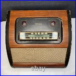 Vintage Philco 46-1201 Bing Crosby Front Loading Record Player Radio FOR PARTS