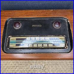 Vintage Philco 46-1201 Bing Crosby Front Loading Record Player Radio FOR PARTS