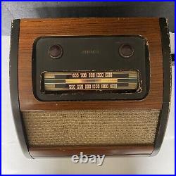 Vintage Philco 46-1201 Bing Crosby Front Loading Record Player Radio FOR PARTS