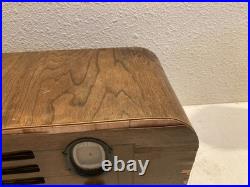 Vintage Philco 610 Large Bullet Art Deco AM/SW Tube Radio FOR PARTS/REPAIR