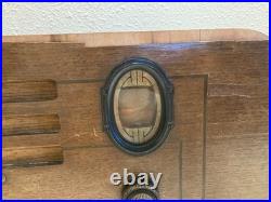 Vintage Philco 610 Large Bullet Art Deco AM/SW Tube Radio FOR PARTS/REPAIR