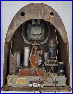 Vintage Philco Art Deco Cathedral Cabinet Tube Radio Model 37-61 Parts & Repair