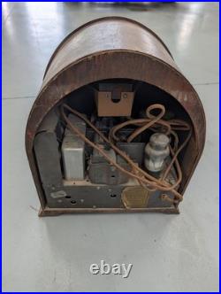 Vintage Philco Cathedral Tube Radio Model 89 Wood Cabinet For Parts, Repair