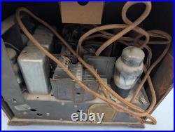 Vintage Philco Cathedral Tube Radio Model 89 Wood Cabinet For Parts, Repair