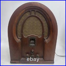 Vintage Philco Model 19 Super Heterodyne Tube Radio As Is For Parts