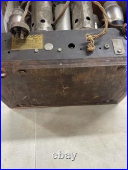Vintage Philco Model 89 Super Heterodyne Tube Radio As Is For Parts JK