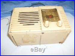 Vintage Philco Transitone Bakelite Tube Radio for Parts/Repair