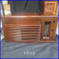 Vintage Philco Tube Radio TurnTable Record Player Model 48-1256 Cabinet Parts