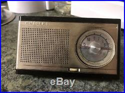 Vintage Philips Lox95t Transistor Radio Made In Holland As Is 4 Parts Or Repair