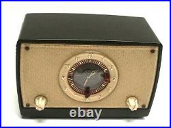 Vintage Philips Type 342A Valve Clock Radio For Parts or Repair 7169